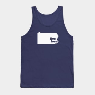 Pennsylvania - Live Love Pennsylvania Tank Top